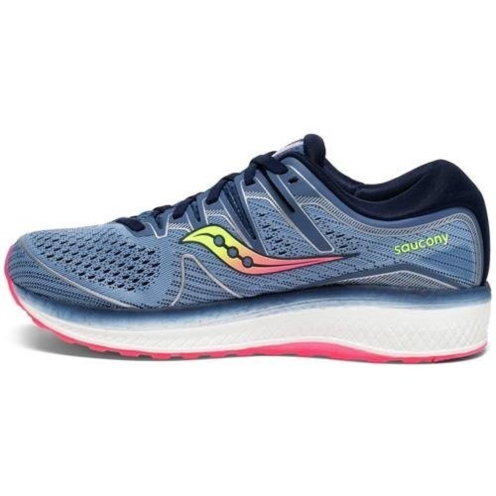 Saucony® (Women's 5.5 M) TRIUMPH™ ISO 5 Running Shoes in Blue/Navy - $160 - Picture 3 of 5